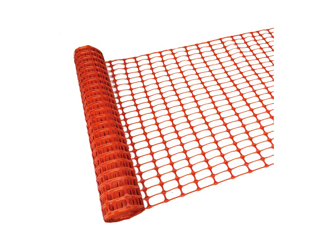 Plastic Orange Mesh Fence