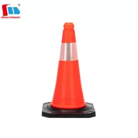 39 Inch Big Foot Middle East Reflective PE Road Traffic Cone - China PE  Traffic Cone, Retractable Traffic Cone