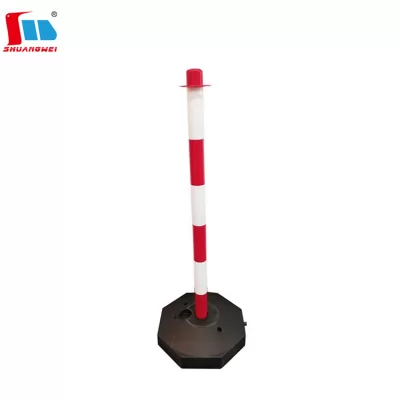 Delineator Warning Post with Water Filled Base